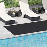 vidaXL Vloermat Zwart 1 x 2 m Rubber