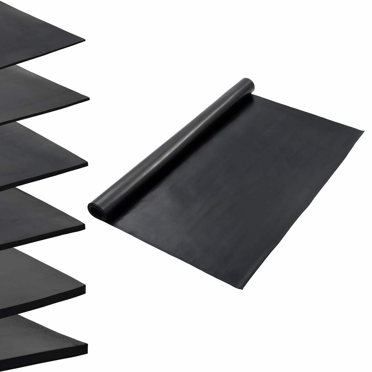 vidaXL Floor Mat Black 1.2 x 2 m Rubber