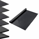 vidaXL Floor Mat Black 1.2 x 2 m Rubber