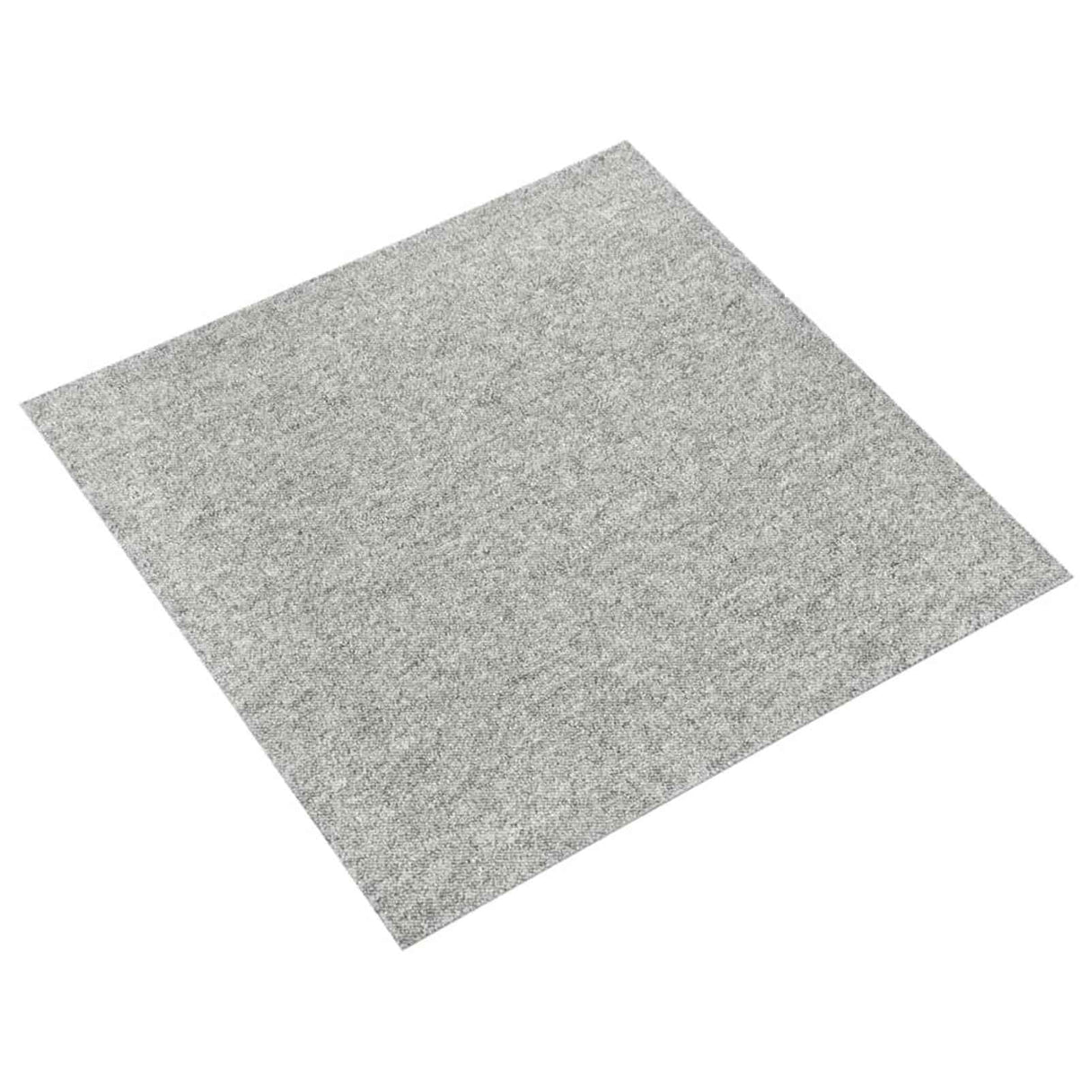 vidaXL Dalles de moquette 20 pcs Rayé Anthracite 50 x 50 cm 100% Polypropylène