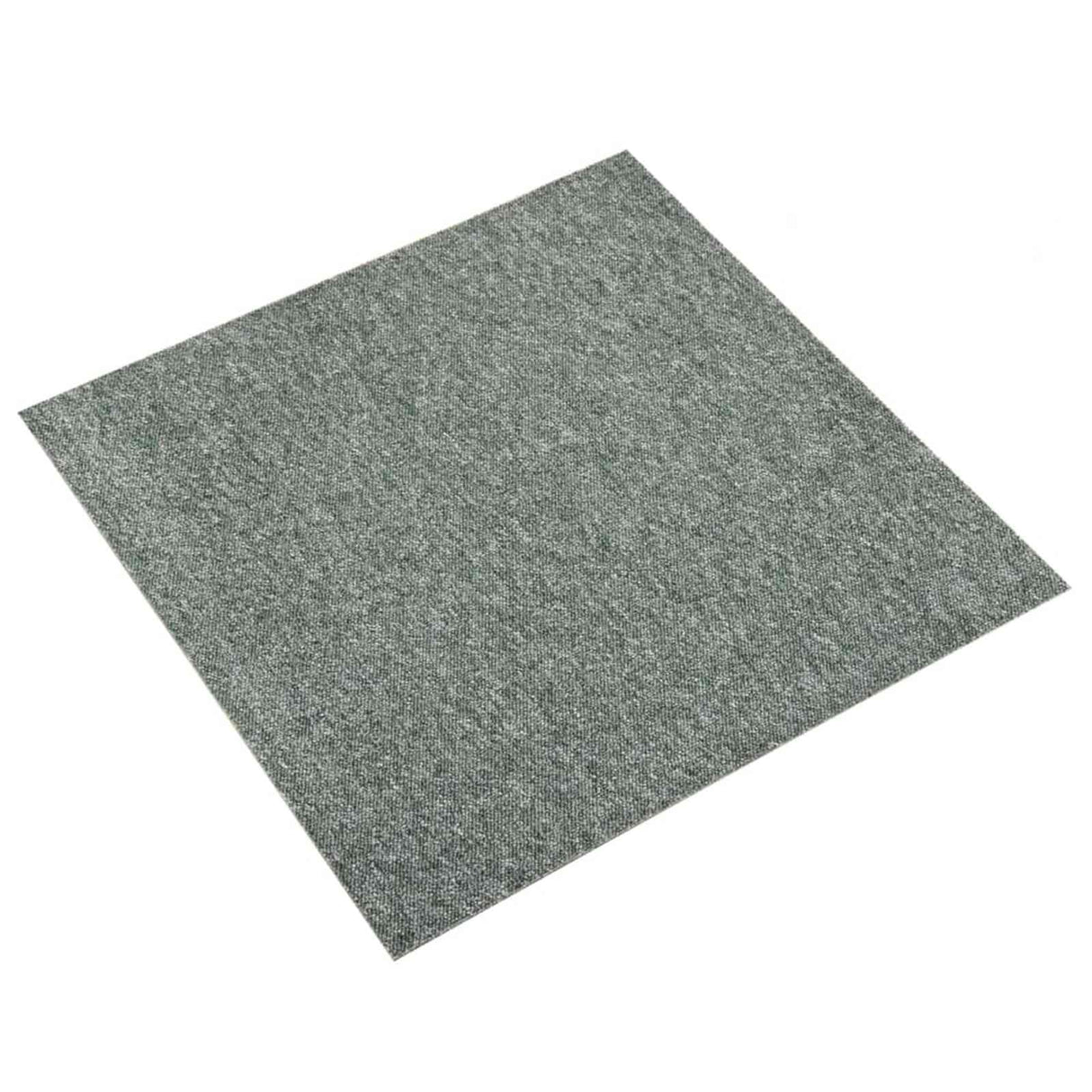 vidaXL Dalles de moquette 20 pcs Rayé Anthracite 50 x 50 cm 100% Polypropylène