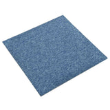 vidaXL Dalles de moquette 20 pcs Rayé Anthracite 50 x 50 cm 100% Polypropylène