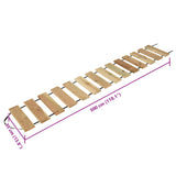 vidaXL Decking Roll Natural 35 x 300 cm Impregnated Pine Wood
