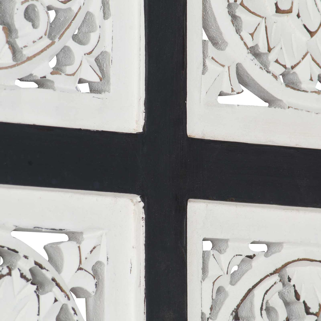vidaXL Art Decoration Black and White 40 x 40 x 1.5 cm