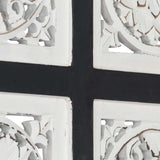 vidaXL Art Decoration Black and White 40 x 40 x 1.5 cm