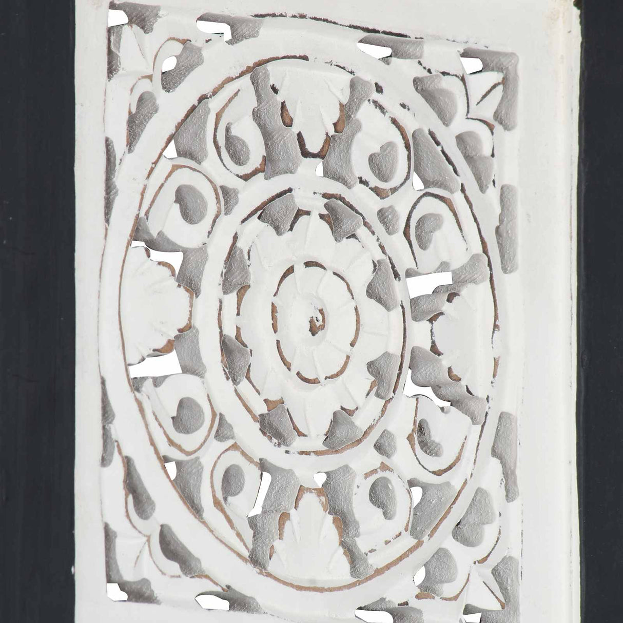 vidaXL Art Decoration Black and White 40 x 40 x 1.5 cm