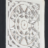 vidaXL Art Decoration Black and White 40 x 40 x 1.5 cm