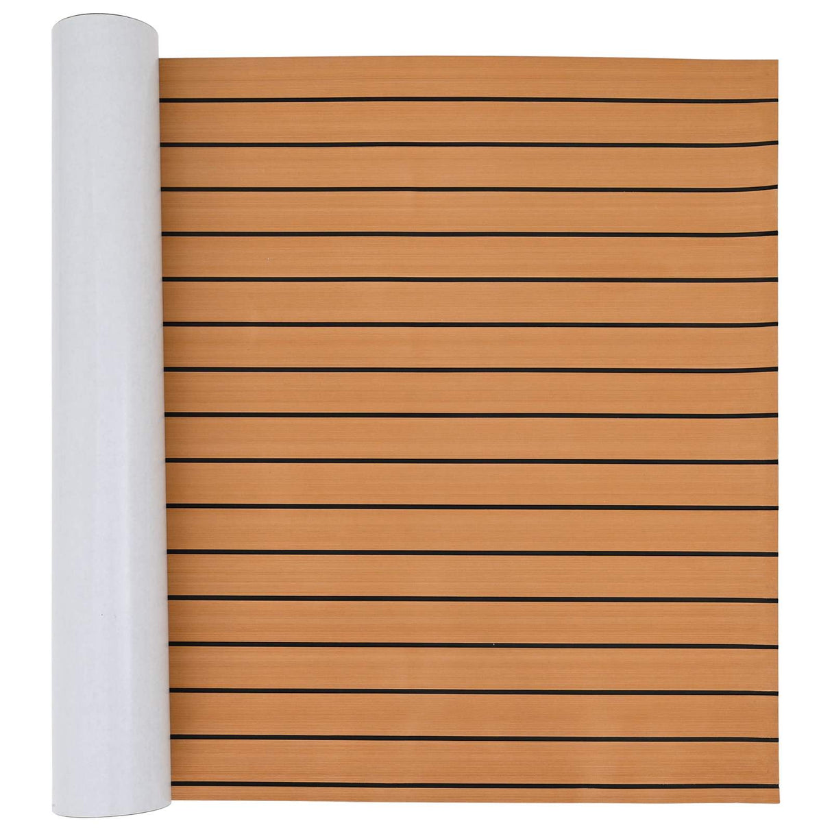 vidaXL Bootmat Bruin en zwart 240 x 90 cm EVA