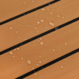 vidaXL Bootmat Bruin en zwart 240 x 90 cm EVA