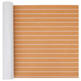 vidaXL Bootmat Bruin en zwart 240 x 90 cm EVA