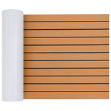 vidaXL Bootmat Bruin en zwart 240 x 90 cm EVA