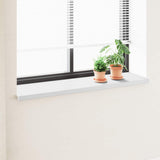 vidaXL Raamdorpel Wit 60 x 10 x 4,5 cm PVC