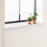 vidaXL Raamdorpel Wit 60 x 10 x 4,5 cm PVC