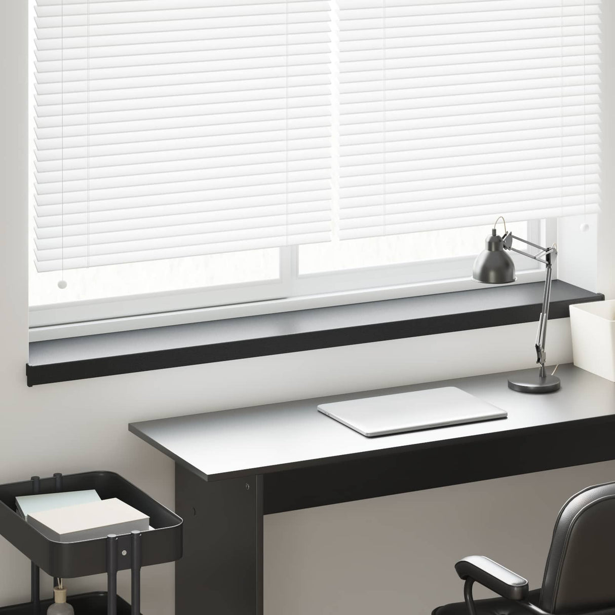 vidaXL Raamdorpel Wit 60 x 10 x 4,5 cm PVC