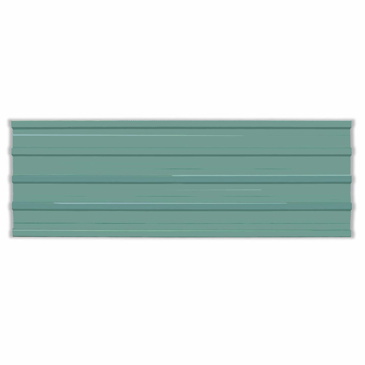 vidaXL Dakpaneel 12 pcs Groen 129 x 45 cm Gegalvaniseerd staal