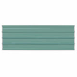 vidaXL Dakpaneel 12 pcs Groen 129 x 45 cm Gegalvaniseerd staal