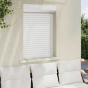 vidaXL Roller Blind White 70 x 100 cm Aluminium and polyurethane