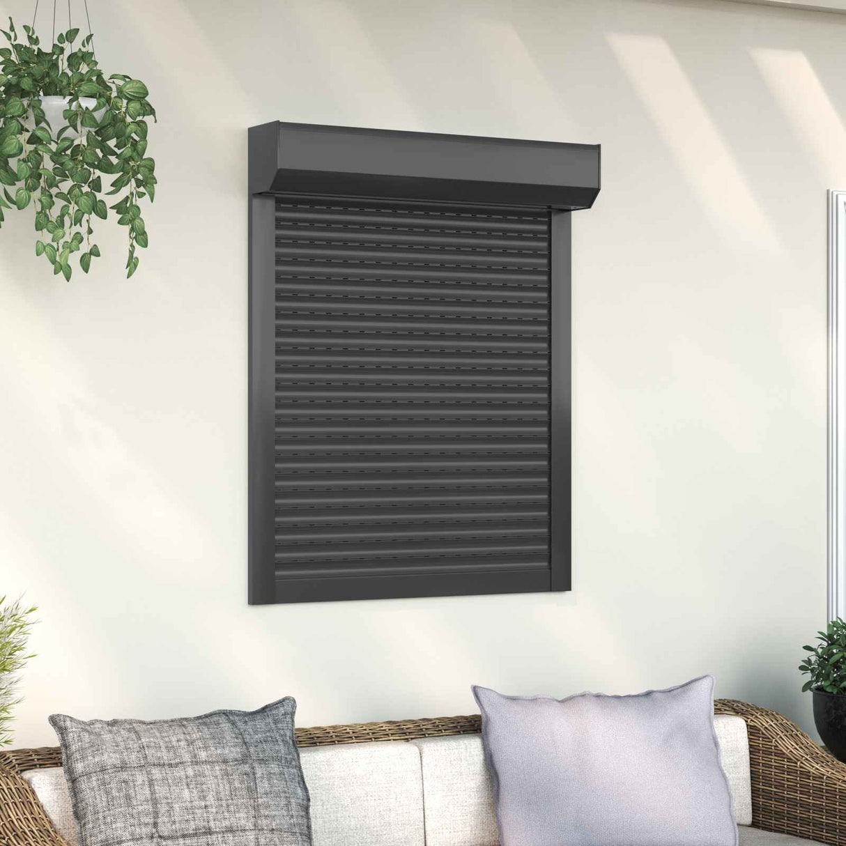 vidaXL Roller Blind White 70 x 100 cm Aluminium and polyurethane