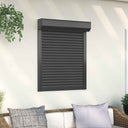 vidaXL Roller Blind White 70 x 100 cm Aluminium and polyurethane