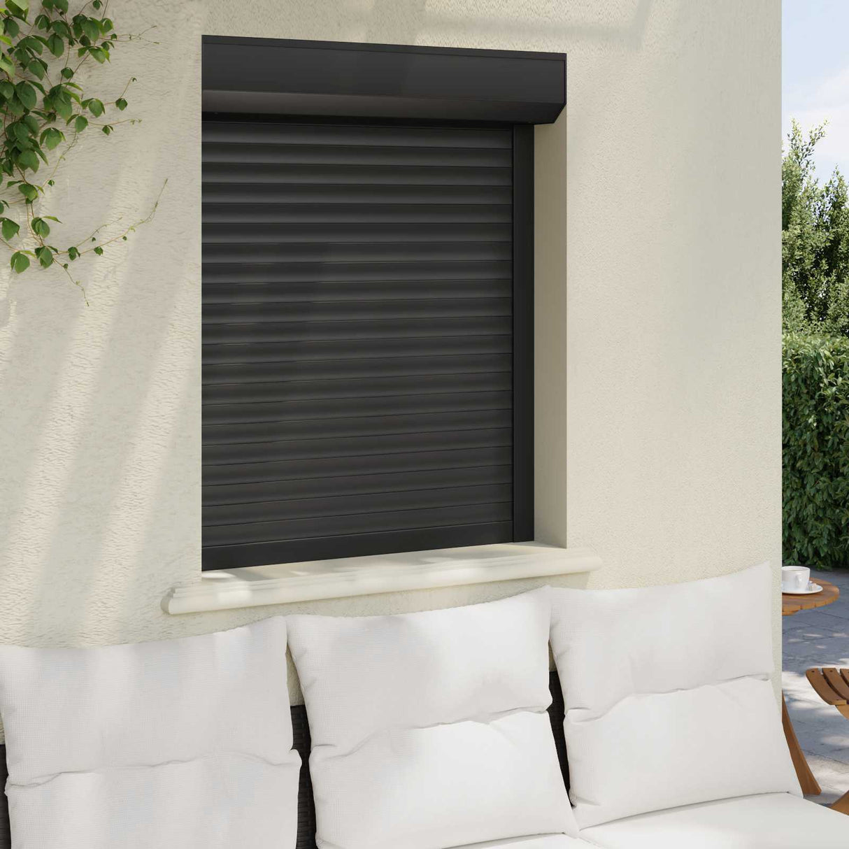 vidaXL Roller Blind White 70 x 100 cm Aluminium and polyurethane