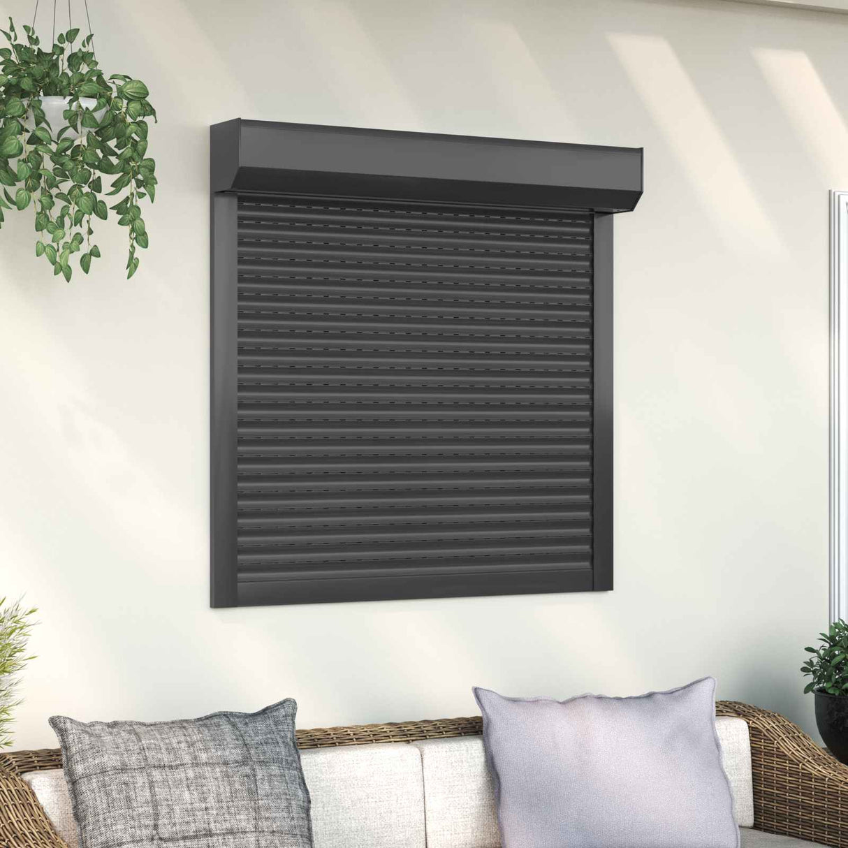 vidaXL Roller Blind White 70 x 100 cm Aluminium and polyurethane