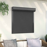 vidaXL Roller Blind White 70 x 100 cm Aluminium and polyurethane