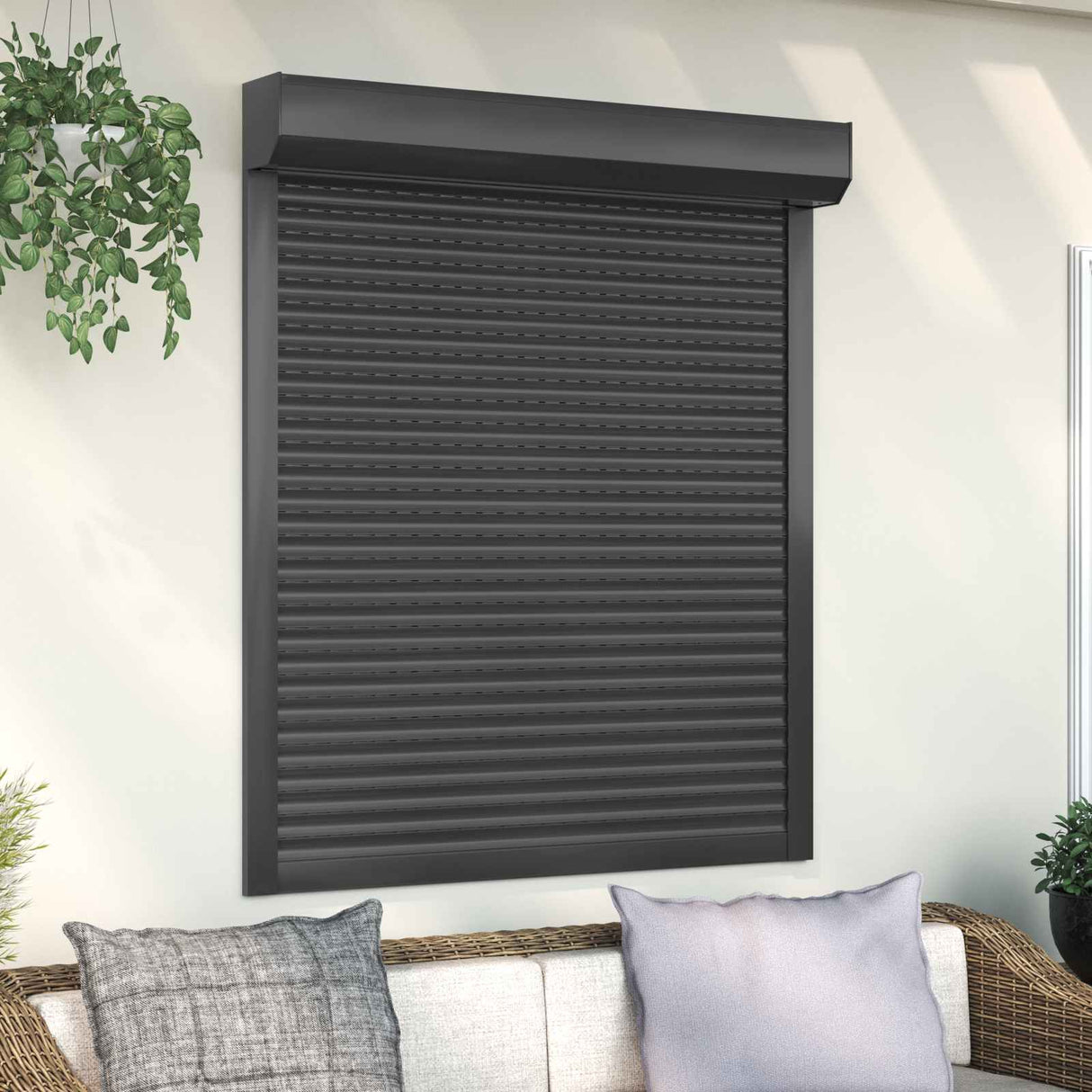 vidaXL Roller Blind White 70 x 100 cm Aluminium and polyurethane