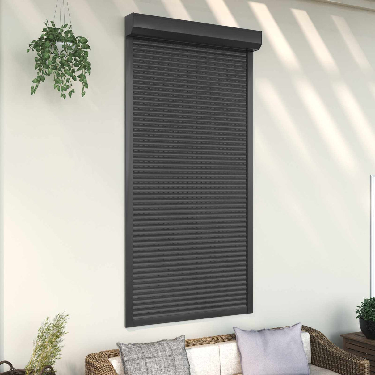 vidaXL Roller Blind White 70 x 100 cm Aluminium and polyurethane