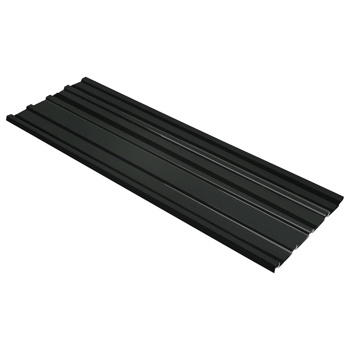 vidaXL Dakpaneel 12 pcs Groen 129 x 45 cm Gegalvaniseerd staal