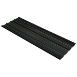 vidaXL Dakpaneel 12 pcs Groen 129 x 45 cm Gegalvaniseerd staal