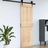 vidaXL Porte NARVIK Naturel 80 x 210 cm Pin Massif