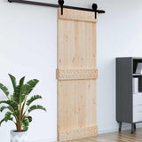 vidaXL Porte NARVIK Naturel 80 x 210 cm Pin Massif