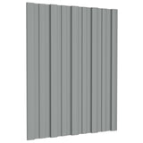 vidaXL Panneau de toit 12 pcs Vert 60 x 45 cm Acier galvanisé