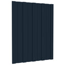 vidaXL Panneau de toit 12 pcs Vert 60 x 45 cm Acier galvanisé