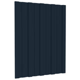 vidaXL Panneau de toit 12 pcs Vert 60 x 45 cm Acier galvanisé