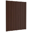 vidaXL Panneau de toit 12 pcs Vert 60 x 45 cm Acier galvanisé