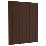 vidaXL Panneau de toit 12 pcs Vert 60 x 45 cm Acier galvanisé