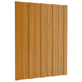 vidaXL Panneau de toit 12 pcs Vert 60 x 45 cm Acier galvanisé