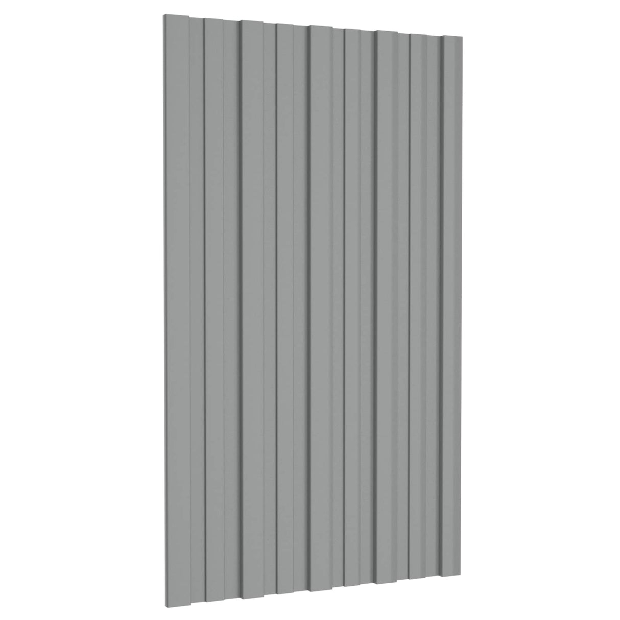 vidaXL Panneau de toit 12 pcs Vert 60 x 45 cm Acier galvanisé