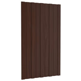 vidaXL Panneau de toit 12 pcs Vert 60 x 45 cm Acier galvanisé