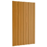 vidaXL Panneau de toit 12 pcs Vert 60 x 45 cm Acier galvanisé