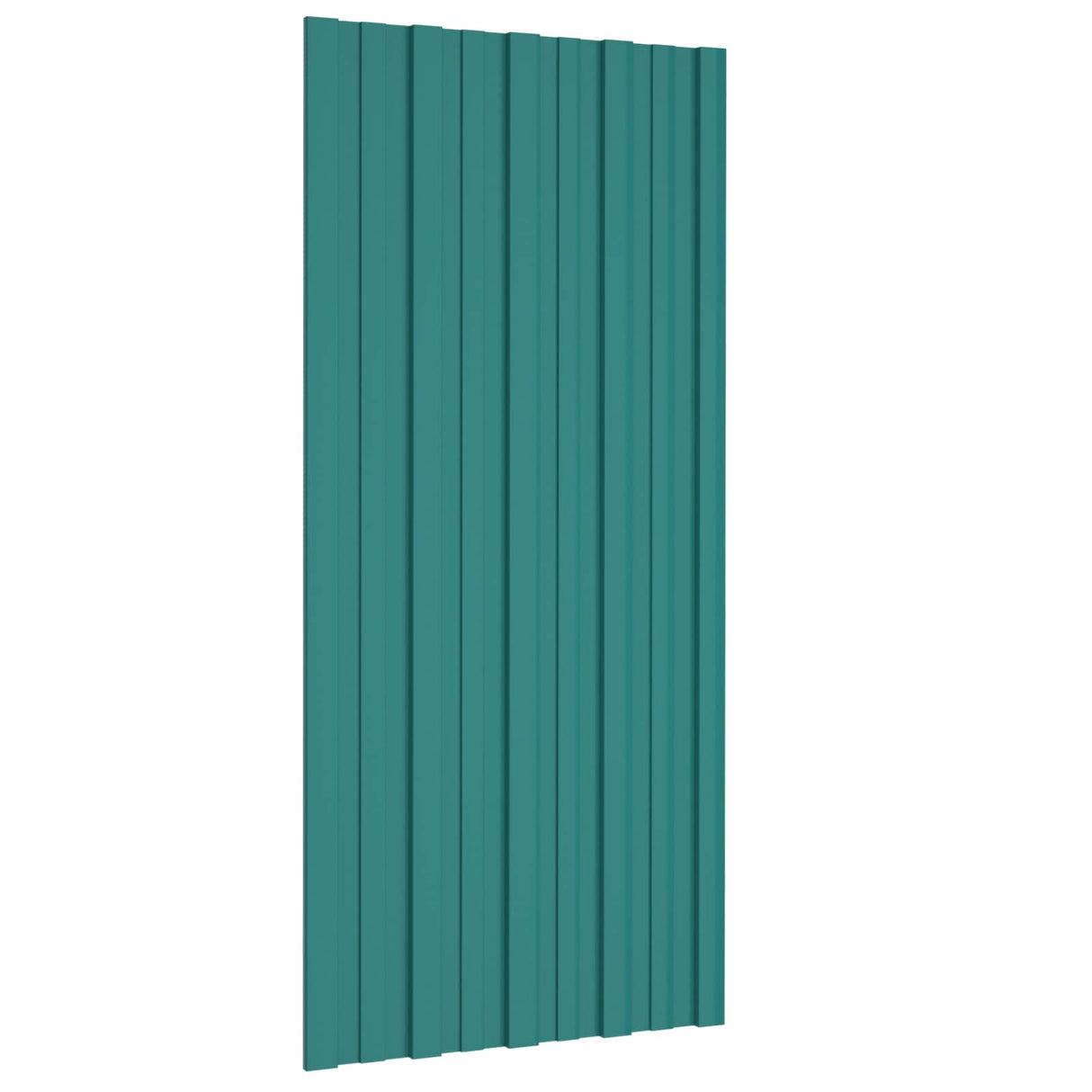 vidaXL Panneau de toit 12 pcs Vert 60 x 45 cm Acier galvanisé