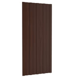 vidaXL Panneau de toit 12 pcs Vert 60 x 45 cm Acier galvanisé