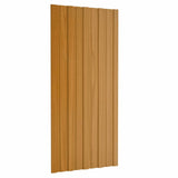 vidaXL Panneau de toit 12 pcs Vert 60 x 45 cm Acier galvanisé