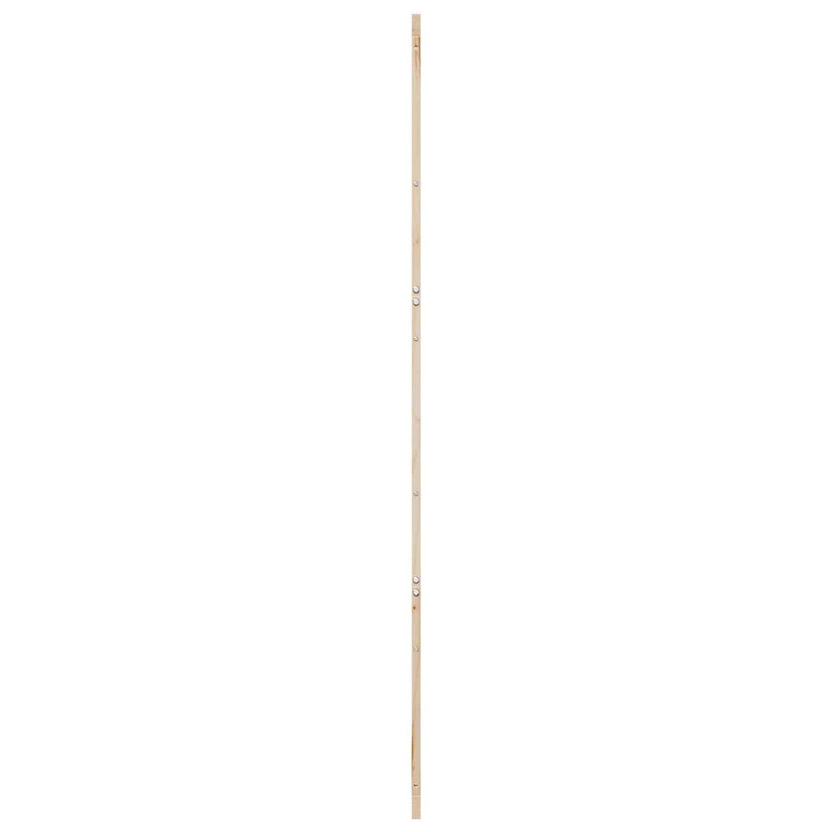 vidaXL Schuifdeur Naturel 100 x 2,5 x 208 cm Massief grenenhout