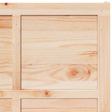 vidaXL Schuifdeur Naturel 100 x 2,5 x 208 cm Massief grenenhout