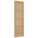 vidaXL Interior Door Natural 61 x 198.5 cm Plywood
