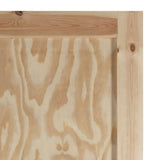 vidaXL Interior Door Natural 61 x 198.5 cm Plywood