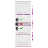 vidaXL Interior Door Natural 61 x 198.5 cm Plywood