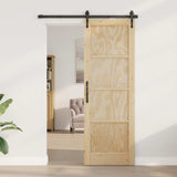 vidaXL Interior Door Natural 61 x 198.5 cm Plywood
